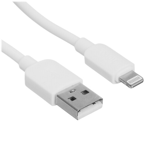 Купить Кабель круглый Hoco Lightning 8-pin - USB 2.0 Type-A белый 1 м  5475140. Характеристики, отзывы и цены в Донецке