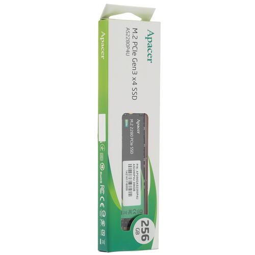 Купить 256 ГБ M.2 NVMe накопитель Apacer AS2280P4U [AP256GAS2280P4U-1]  4876953. Характеристики, отзывы и цены в Донецке