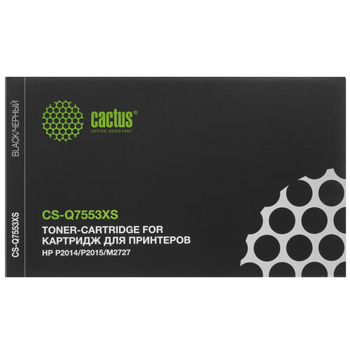 Купить Картридж лазерный Cactus CS-Q7553XS черный, с чипом  7939481. Характеристики, отзывы и цены в Донецке