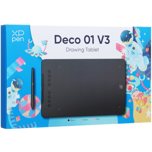 Купить Графический планшет XP-PEN Deco 01 V3  5613436. Характеристики, отзывы и цены в Донецке
