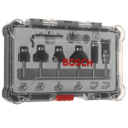 Купить Набор фрез Bosch 2607017468 6 шт  5331528. Характеристики, отзывы и цены в Донецке