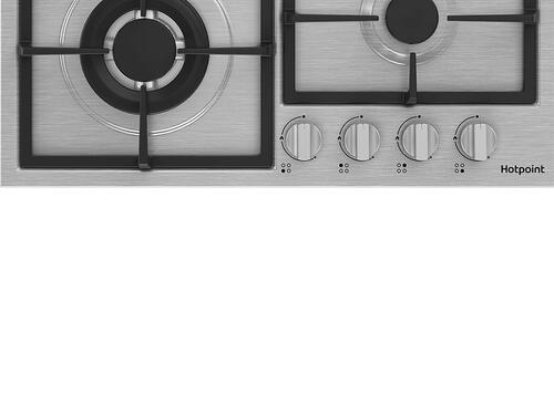 Купить Газовая варочная поверхность Hotpoint HGMT 642 W IX  9106610. Характеристики, отзывы и цены в Донецке