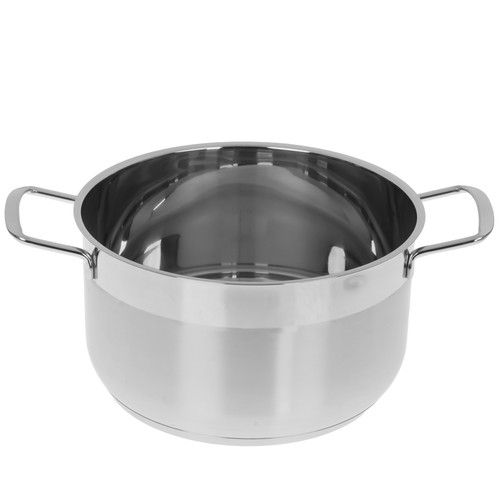 Купить Кастрюля Rashel Гретта R-60 6 л 24 см серебристый  9321072. Характеристики, отзывы и цены в Донецке