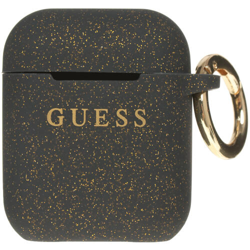Купить Чехол Aceline LightPods, AirPods, AirPods 2 Guess GUACCSILGLBK черный  1649295. Характеристики, отзывы и цены в Донецке