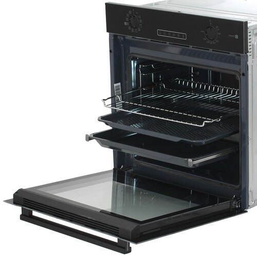 Купить Электрический духовой шкаф Hotpoint HSTF 1231 JSAH BLG черный  9231959. Характеристики, отзывы и цены в Донецке