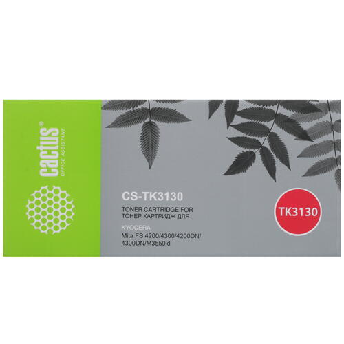 Купить Картридж лазерный Cactus CS-TK3130 черный, с чипом  7975836. Характеристики, отзывы и цены в Донецке