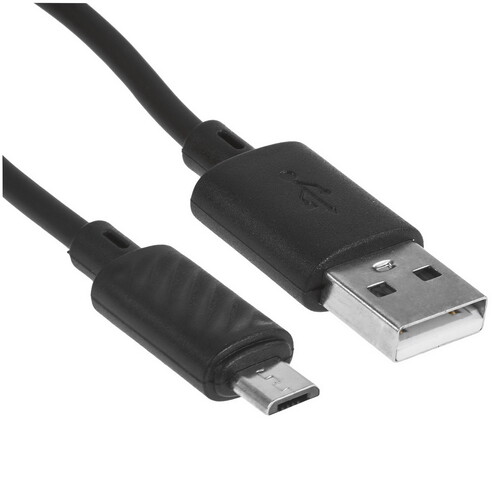 Купить Кабель круглый Hoco micro USB - USB 2.0 Type-A черный 1 м  9244461. Характеристики, отзывы и цены в Донецке