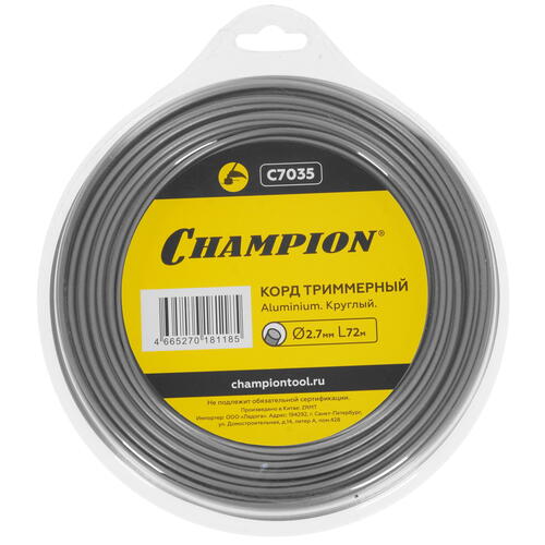 Купить Леска для триммеров Champion Aluminium C7035  1216092. Характеристики, отзывы и цены в Донецке