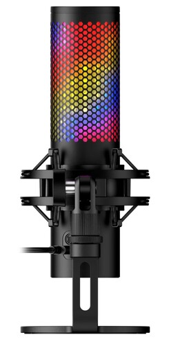 Купить Микрофон HyperX QuadCast 2 S черный  5609184. Характеристики, отзывы и цены в Донецке