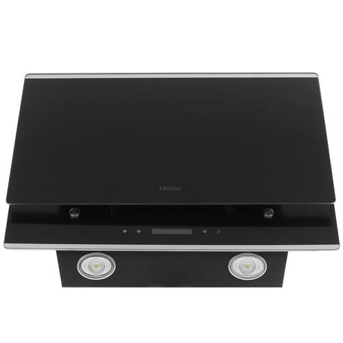 Купить Вытяжка наклонная Haier HVX-W672GBX черный/серебристый  1373477. Характеристики, отзывы и цены в Донецке