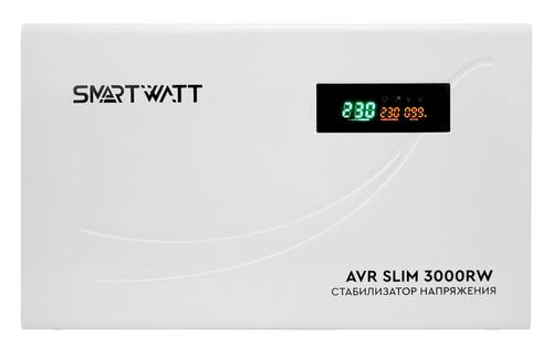 Купить Стабилизатор напряжения SMARTWATT AVR SLIM 3000RW  9098957. Характеристики, отзывы и цены в Донецке