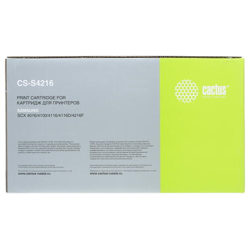 Купить Картридж лазерный Cactus CS-S4216 черный, с чипом  7937168. Характеристики, отзывы и цены в Донецке