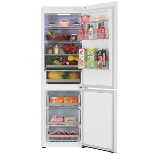 Купить Холодильник с морозильником   LG GC-B459FEPW бежевый  5451466. Характеристики, отзывы и цены в Донецке