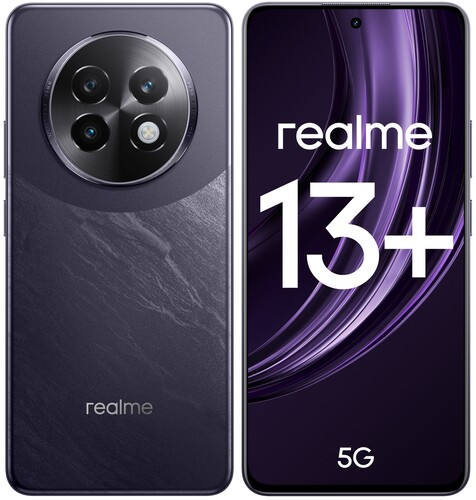 Купить 6.67" Смартфон realme 13+ 5G 256 ГБ фиолетовый  5495170. Характеристики, отзывы и цены в Донецке