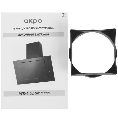 Купить Вытяжка наклонная Akpo WK-4 Optima eco черный/черный  1217276. Характеристики, отзывы и цены в Донецке