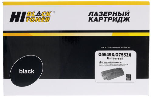 Купить Картридж лазерный Hi-Black Q5949X/Q7553X черный, с чипом  7939748. Характеристики, отзывы и цены в Донецке