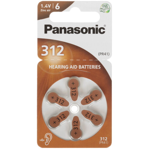 Купить Батарейка Panasonic PR41 (ZA312/DA312/AC312/312A/312)  9220332. Характеристики, отзывы и цены в Донецке