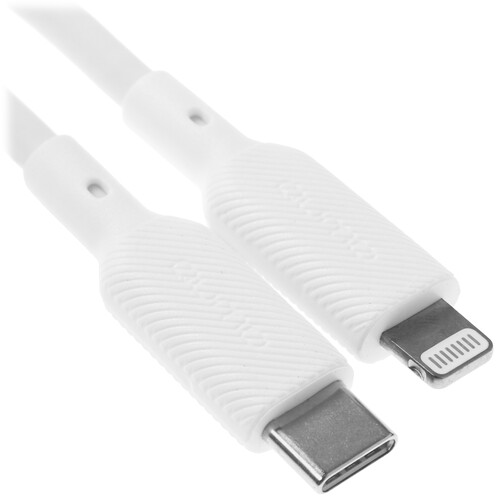 Купить Кабель круглый QUMO Lightning 8-pin MFI - USB Type-C белый 1 м  4850171. Характеристики, отзывы и цены в Донецке
