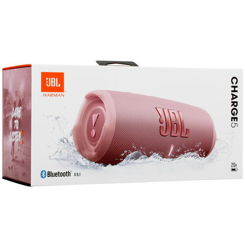 Купить Портативная колонка JBL Charge 5, розовый  4776878. Характеристики, отзывы и цены в Донецке