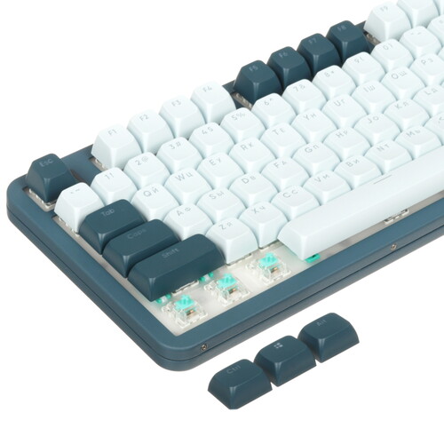Купить Клавиатура  проводная Red Square Alumix TKL SE Blue  5635166. Характеристики, отзывы и цены в Донецке