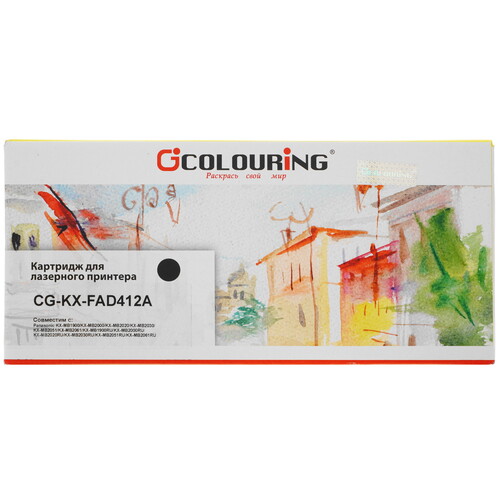 Купить Картридж лазерный olouring CG-KX-FAD412A черный  9918438. Характеристики, отзывы и цены в Донецке