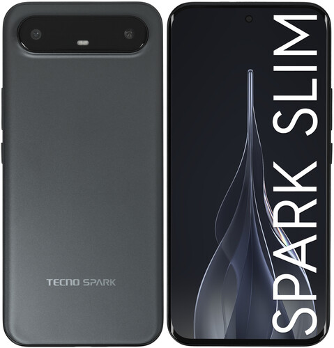 Купить 6.78" Смартфон Tecno SPARK Slim 256 ГБ черный  5636315. Характеристики, отзывы и цены в Донецке