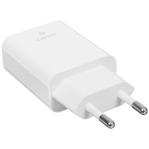 Купить Сетевое зарядное устройство DEXP IET25CD белый  5402391. Характеристики, отзывы и цены в Донецке