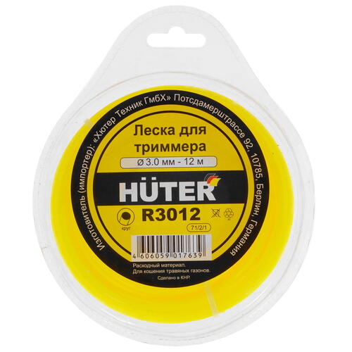 Купить Леска для триммеров Huter R3012  8173430. Характеристики, отзывы и цены в Донецке