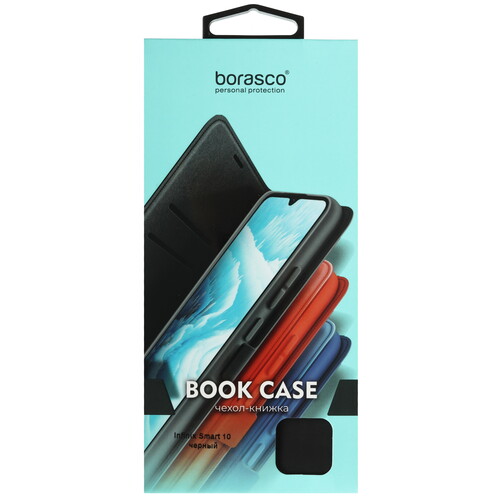 Купить Чехол-книжка  BoraSCO для Infinix SMART 10 черный  5632560. Характеристики, отзывы и цены в Донецке