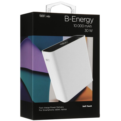 Купить Портативный аккумулятор VLP B-Energy белый  5466263. Характеристики, отзывы и цены в Донецке