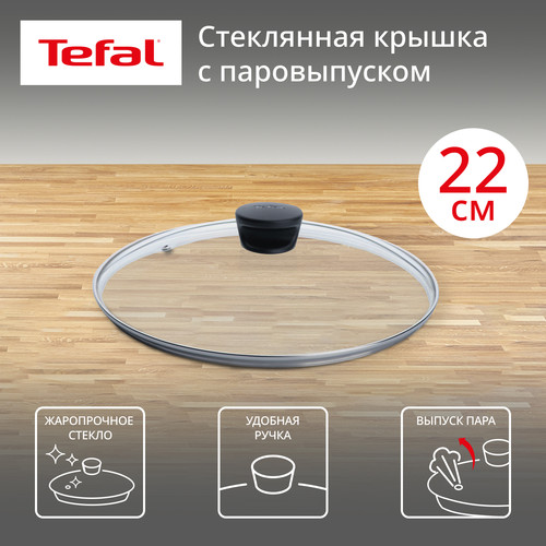 Купить Крышка Tefal 04090122, 22 см  0177561. Характеристики, отзывы и цены в Донецке