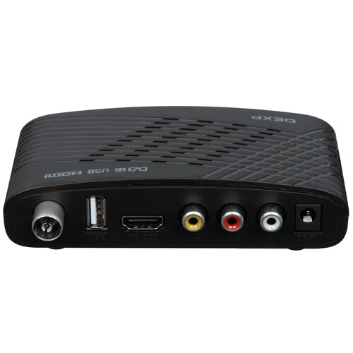 Купить Приставка для цифрового ТВ DEXP HD 7734P черный  5494233. Характеристики, отзывы и цены в Донецке