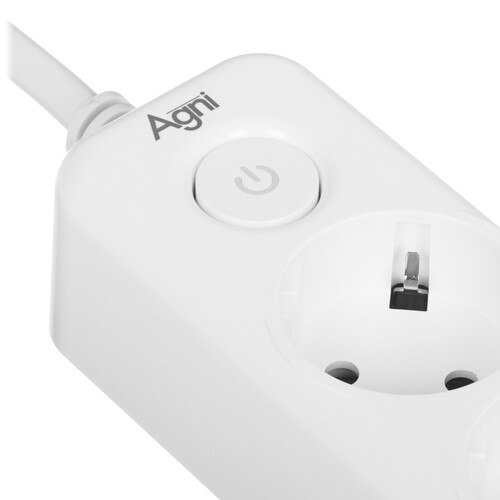 Купить Сетевой фильтр AGNI TP-FD5E белый  9289363. Характеристики, отзывы и цены в Донецке