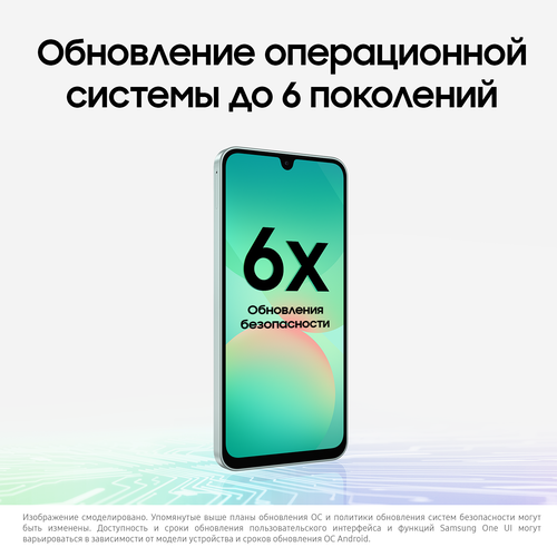 Купить 6.7" Смартфон Samsung Galaxy A26 256 ГБ зеленый  5621289. Характеристики, отзывы и цены в Донецке