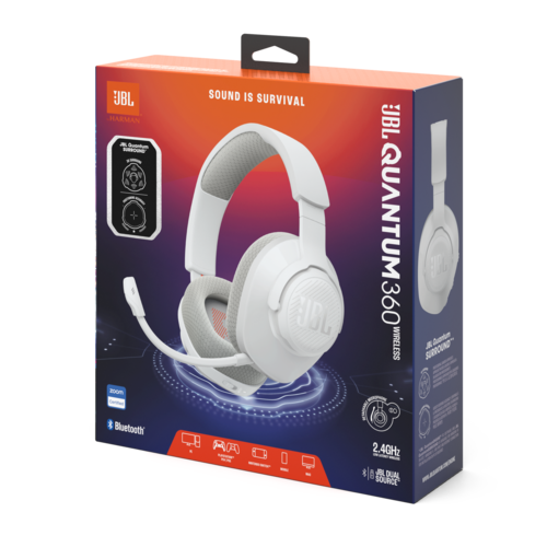 Купить Беспроводные наушники JBL Quantum 360 белый 2024  5496612. Характеристики, отзывы и цены в Донецке