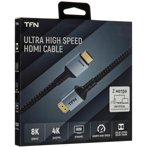 Купить Кабель  TFN HDMI - HDMI, 2 м  5465818. Характеристики, отзывы и цены в Донецке
