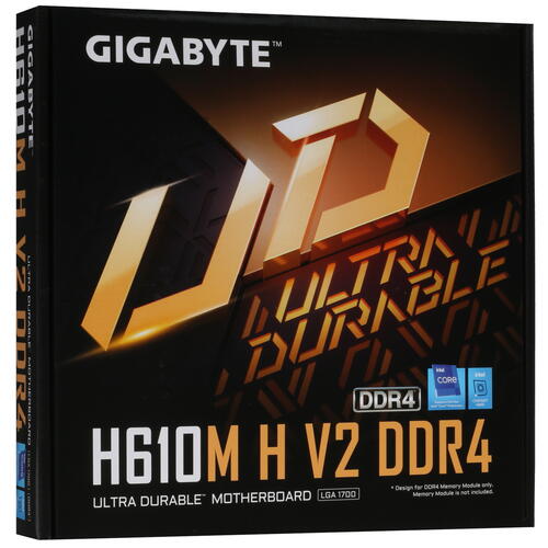 Купить Материнская плата GIGABYTE H610M H V2 DDR4  5402215. Характеристики, отзывы и цены в Донецке