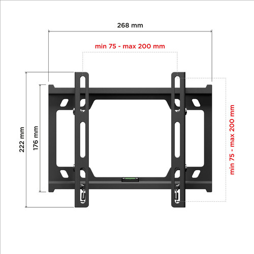 Купить Кронштейн для ТВ Holder LCD-T2627 черный  5469505. Характеристики, отзывы и цены в Донецке
