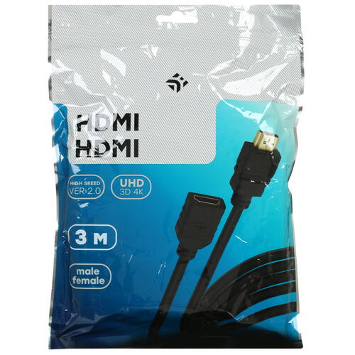 Купить Кабель  DEXP HDMI - HDMI, 3 м  5027792. Характеристики, отзывы и цены в Донецке