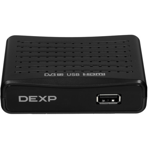 Купить Приставка для цифрового ТВ DEXP HD mini 32 черный  5610361. Характеристики, отзывы и цены в Донецке