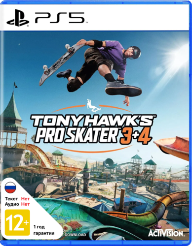 Купить Игра Tony Hawk's Pro Skater 3 + 4 (PS5)  5635483. Характеристики, отзывы и цены в Донецке