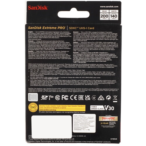 Купить Карта памяти SanDisk Extreme Pro SDXC 1000 ГБ  9102926. Характеристики, отзывы и цены в Донецке