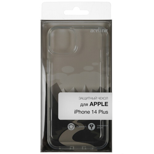 Купить Накладка  Aceline Silicone для Apple iPhone 14 Plus прозрачный  9091714. Характеристики, отзывы и цены в Донецке