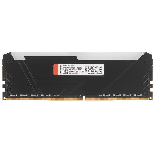 Купить Оперативная память Kingston FURY Beast Black RGB [KF432C16BB2A/32] 32 ГБ  5436287. Характеристики, отзывы и цены в Донецке