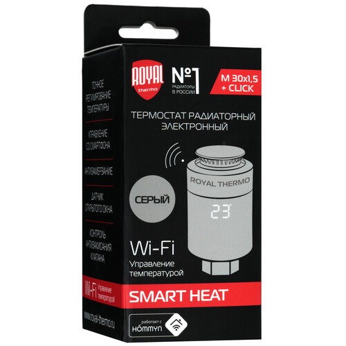 Купить Умная термостатическая головка Royal Thermo Smart Heat НС-1402606  5494034. Характеристики, отзывы и цены в Донецке