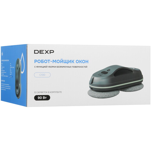 Купить Робот-мойщик окон DEXP C100 серый  9118209. Характеристики, отзывы и цены в Донецке