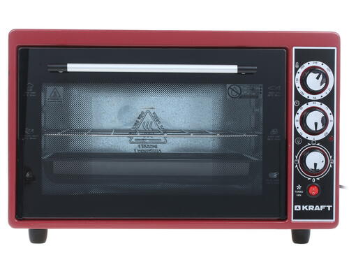 Купить Мини-печь Kraft KF-MO 3804 KR красный  8108445. Характеристики, отзывы и цены в Донецке