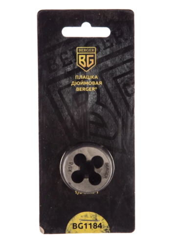 Купить Плашка дюймовая BERGER BG1184  9153605. Характеристики, отзывы и цены в Донецке