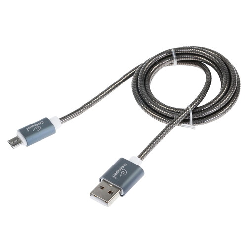 Купить Кабель круглый Cablexpert micro USB - USB 2.0 Type-A серый 1 м  5485504. Характеристики, отзывы и цены в Донецке
