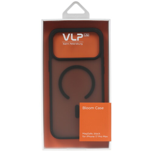 Купить Накладка  VLP Bloom Case для Apple iPhone 17 Pro Max черный  5640492. Характеристики, отзывы и цены в Донецке
